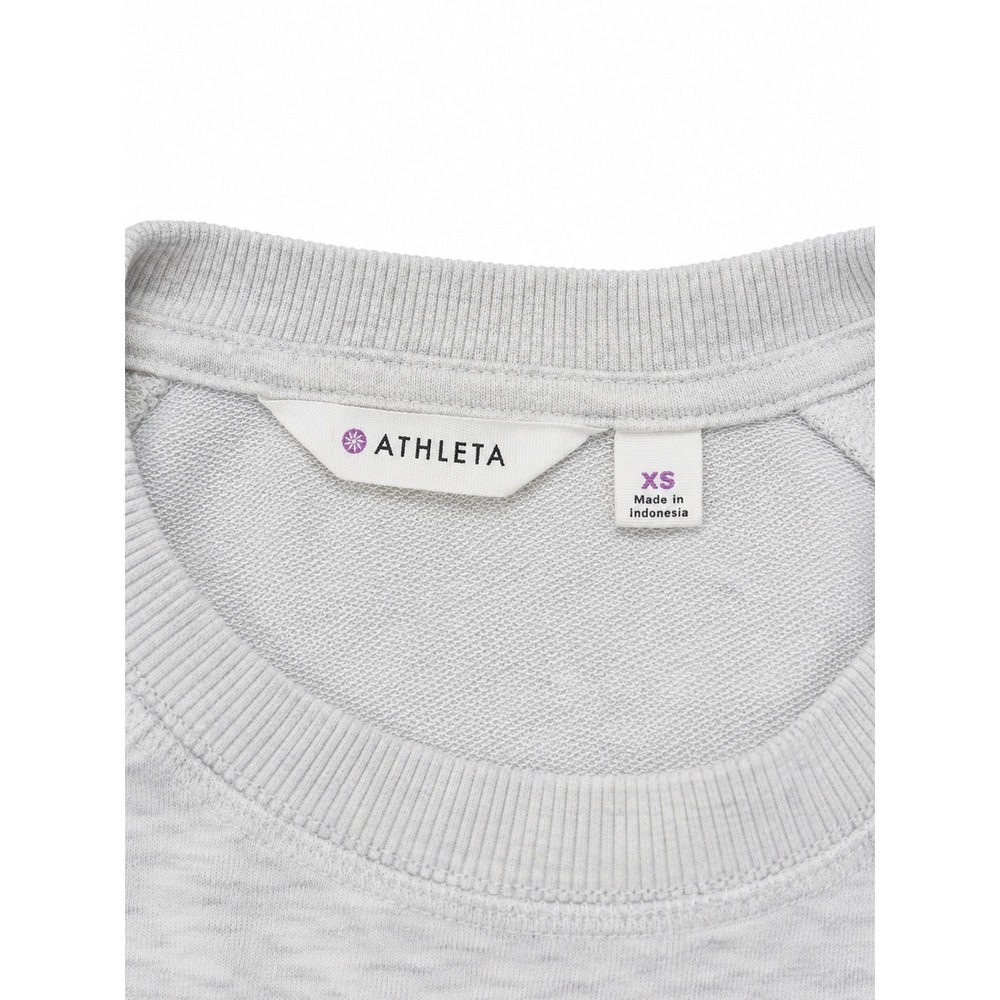 Athleta Gray Heathered Tulip Hem Long Sleeve Tunic Top Thumbholes XS - Picture 6 of 6